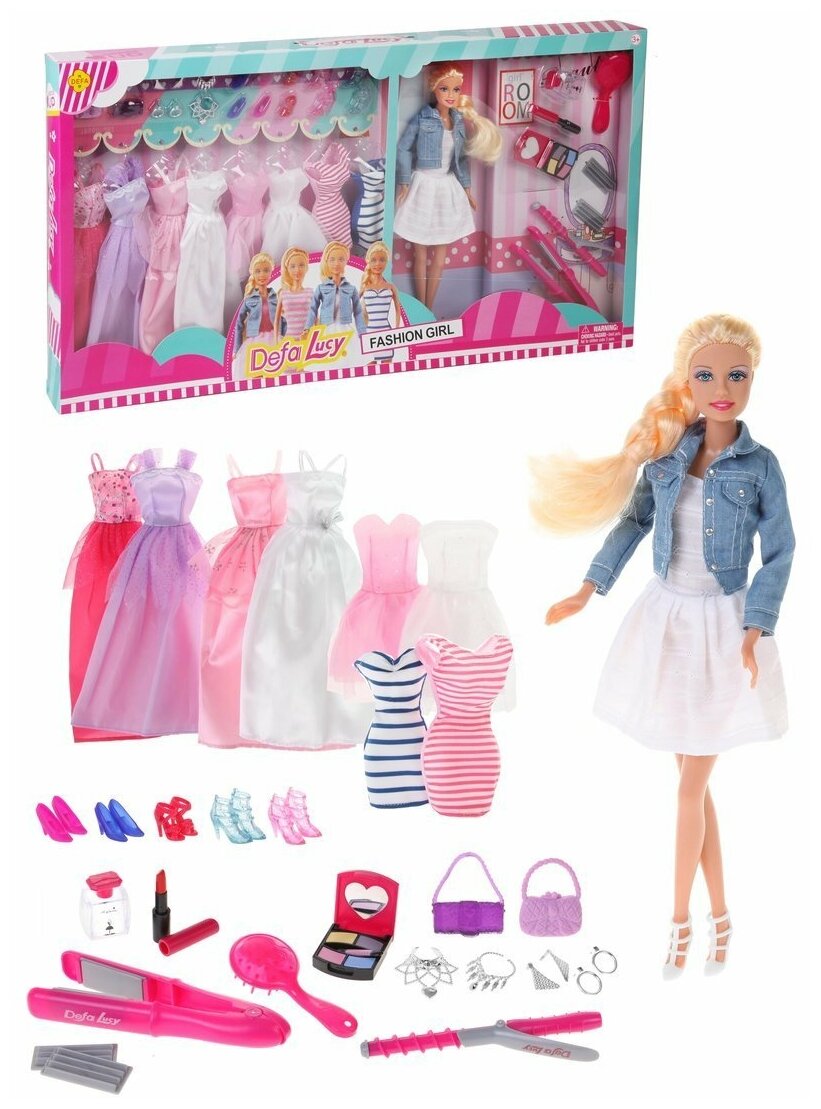 Отзывы о Barbie Набор игровой Barbie и Кен с гардеробом и розовым кабриолетом