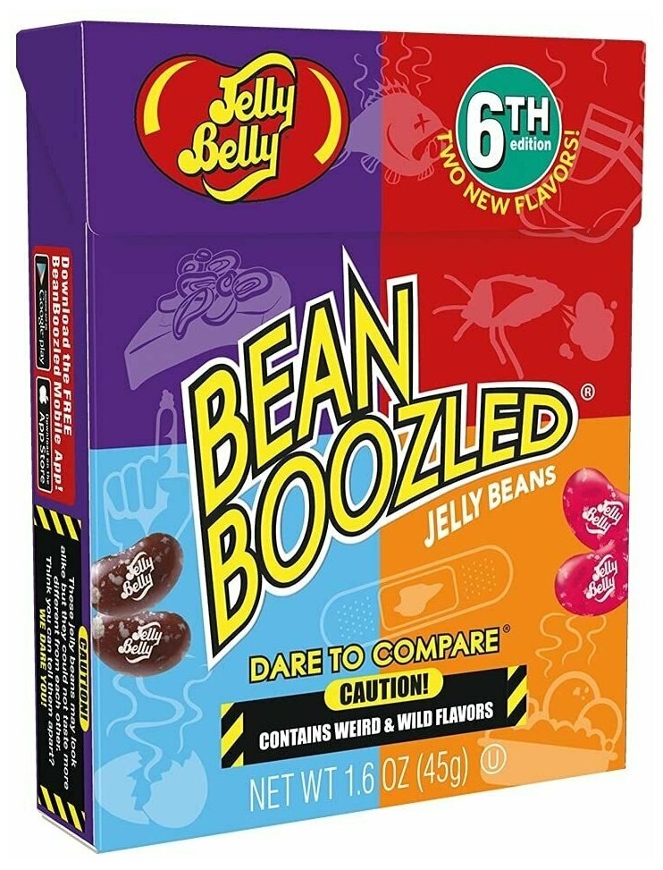 Драже жевательное Jelly Belly ассорти Bean Boozled 6 версия 45гр - фотография № 6