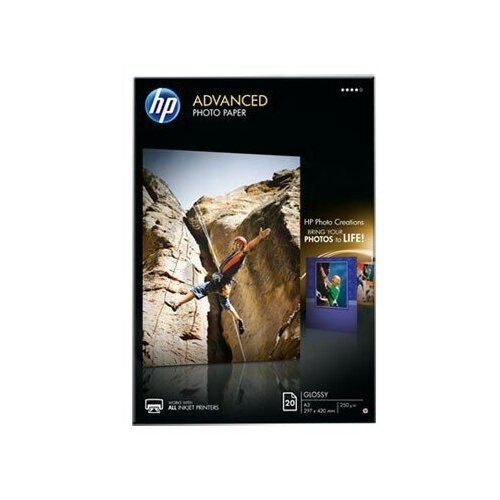 Фотобумага HP Q8697A 10x15 250г/м2 глянцевая 20 листов