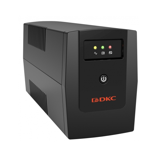 Интерактивный ИБП DKC INFO1200S чёрный 720 Вт интерактивный ибп dkc inforpro3000i 2400 вт