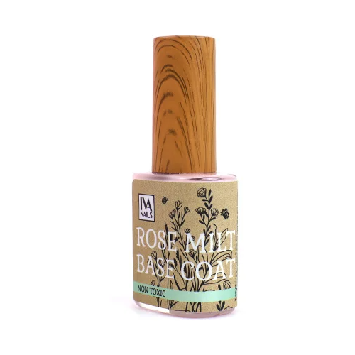 IVA Nails Базовое покрытие Base Coat, rose milt, 10 мл