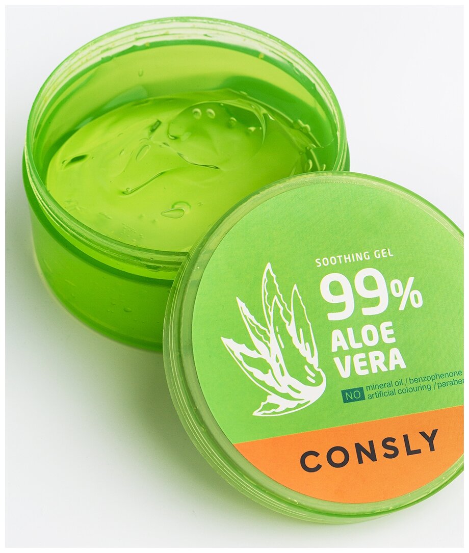 Consly Гель для тела Aloe Vera Soothing Gel успокаивающий с экстрактом алоэ вера