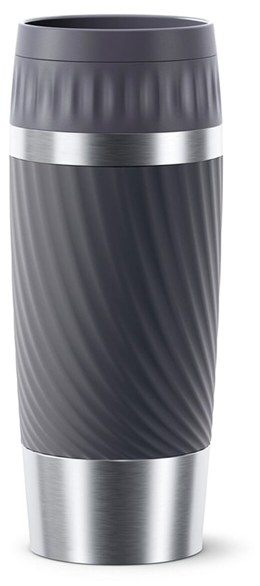 Термокружка EMSA Travel Mug Easy Twist, 0.36 л, графит