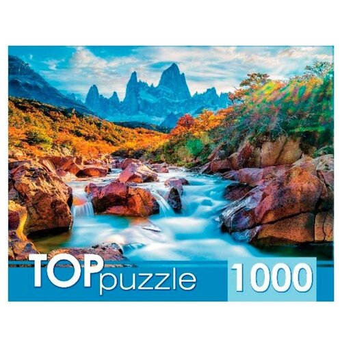 Пазл TOP Puzzle 1000 деталей: Гора-Фицрой, Аргентина пазл top puzzle 1000 деталей коты у ночного окна