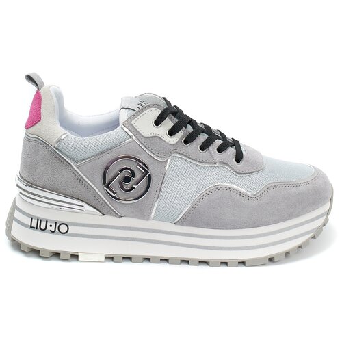 фото Кроссовки женские liu·jo liu jo maxi wonder 24 ba2053px097s1847 цвет: бежевый/золотой размер: 36