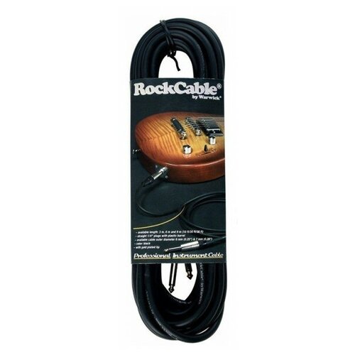 Кабель гитарный ROCKCABLE by Warwick 5 м RCL30205 D6 (прямой-прямой)