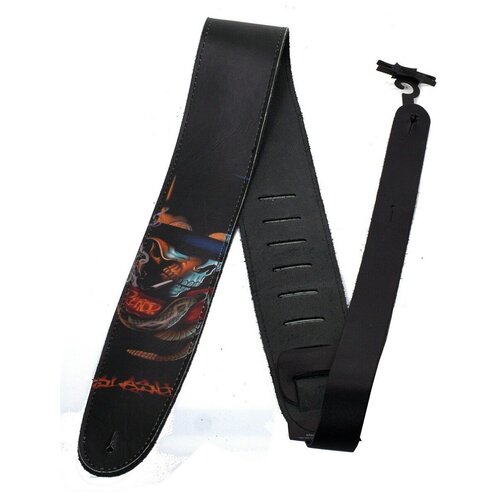 фото Perri's p25sh-1371 ремень гитарный (2.5"), рисунок slash