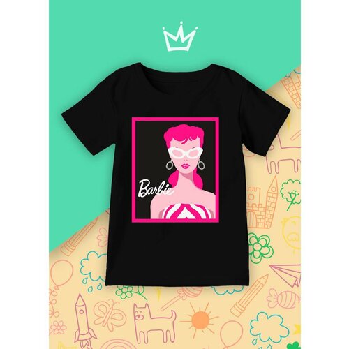 фото Футболка каждому своё, размер 128, черный