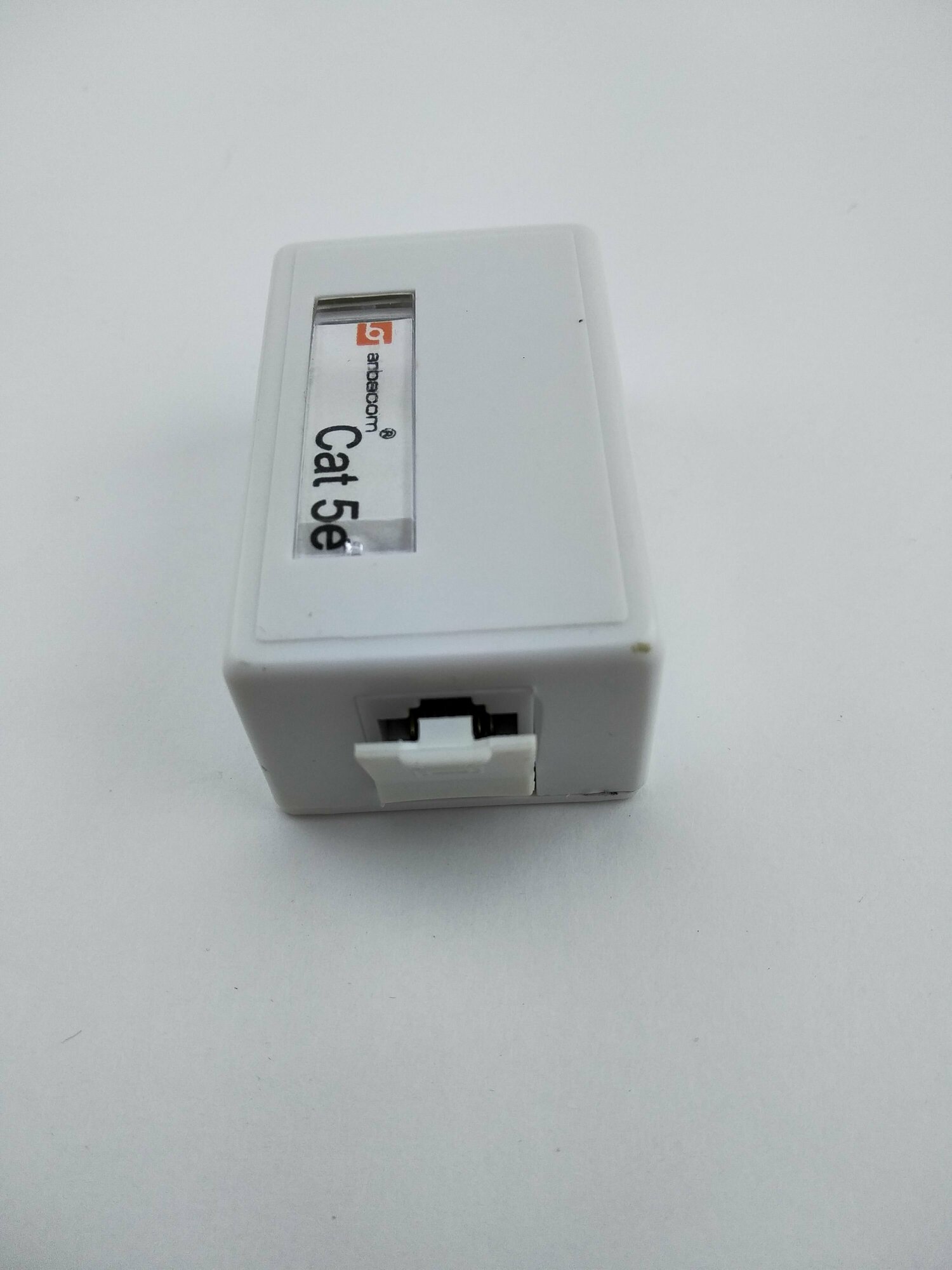 фото Компьютерная розетка 1хRJ45 8р8с гнездо Cat5E (узкая)