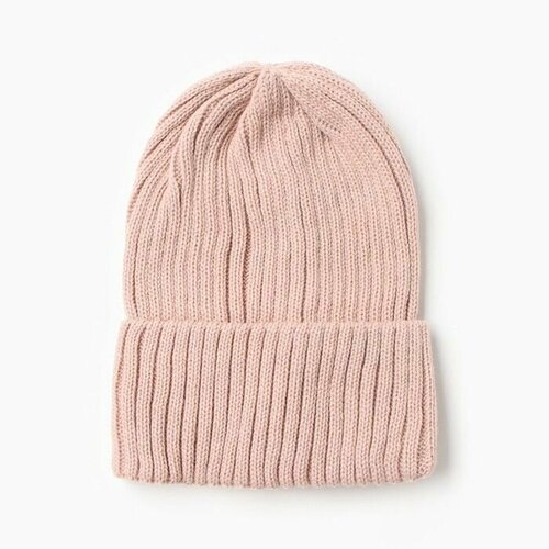 фото Шапка бини , размер 52-56, розовый ma.brand