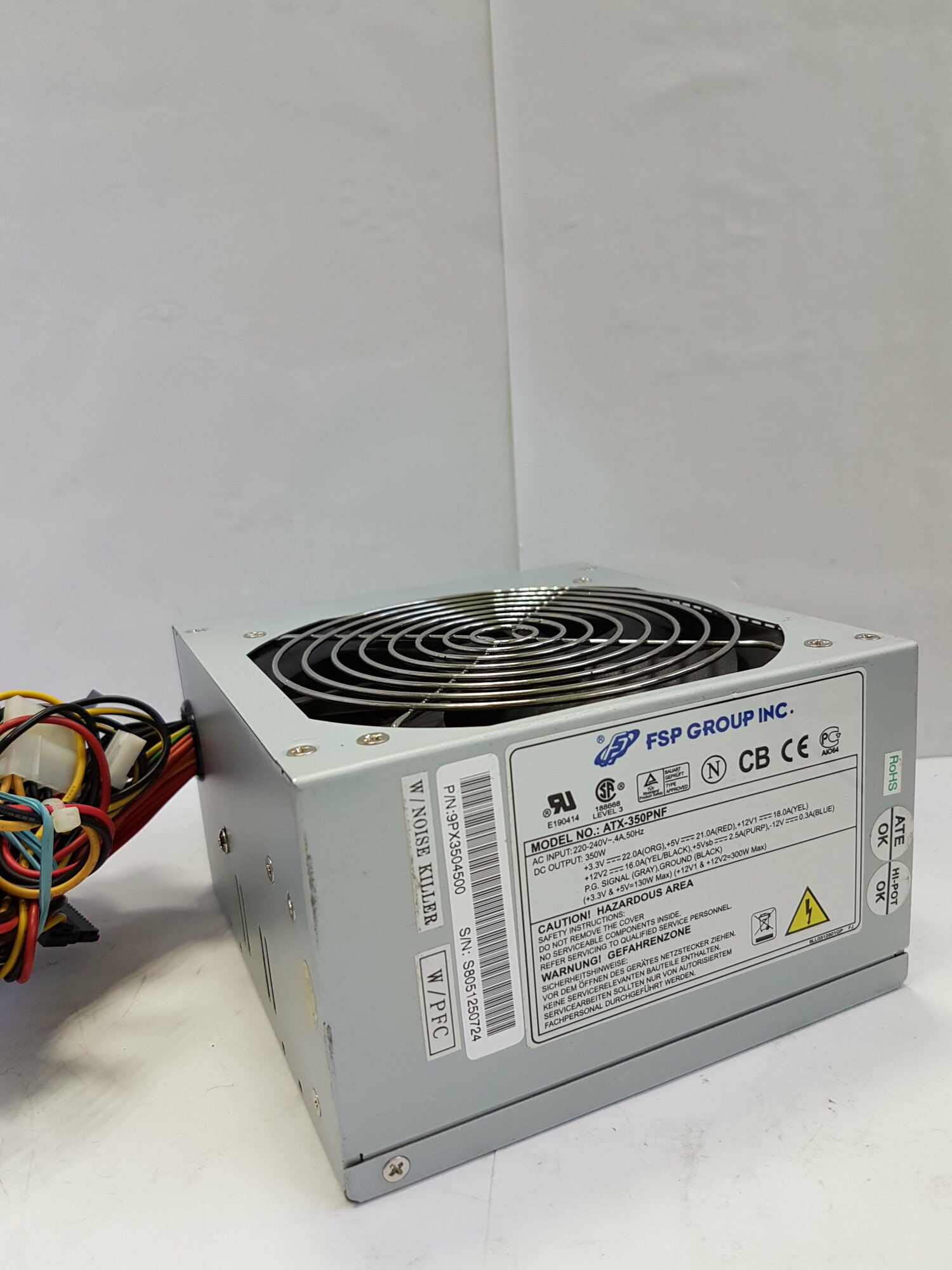 Блок питания ATX 350W P4 FSP GROUP INC (ATX-350PNF)