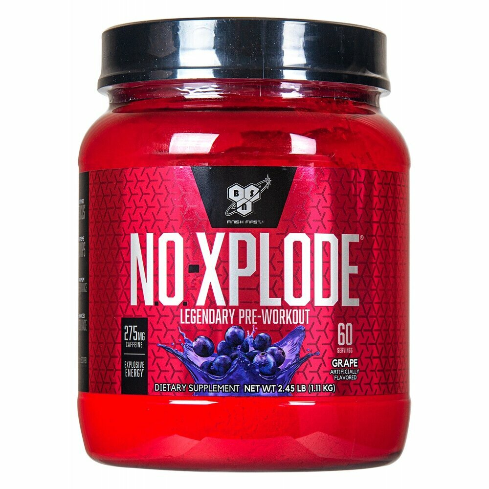 BSN NO- Xplode, 60 порций / 1110 г, Fruit Punch / Фруктовый Пунш