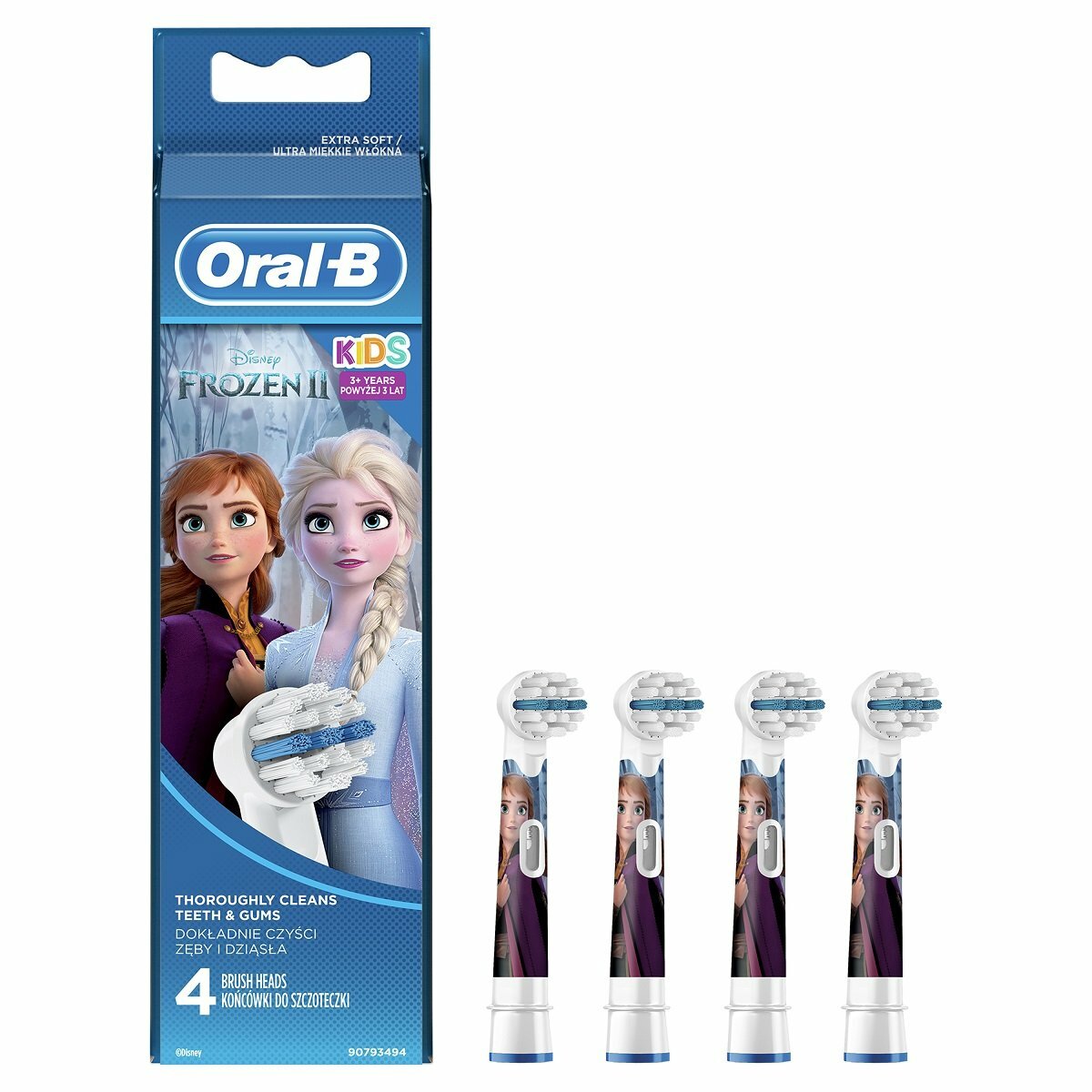 Насадка для зубных щеток Oral-B Kids EB10S 2K Frozen ll (4 шт) - фото №8