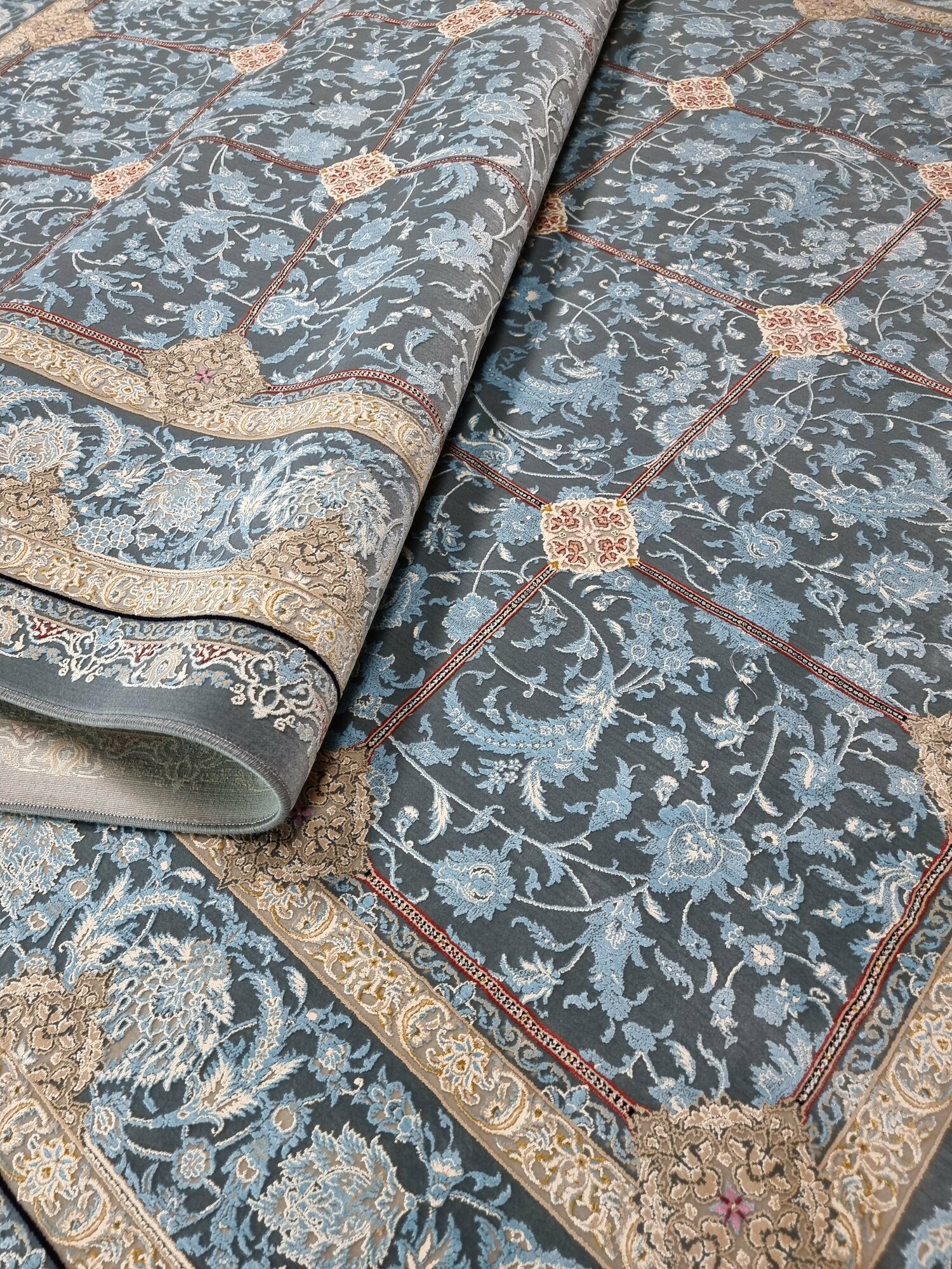 Персидский ковер Farrahi Carpet, Иран, размер 2х3 м - фотография № 5