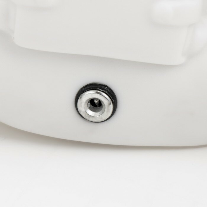 Ночник "Лосяш космонавт" бело-серебристый LED USB 18х17х7см - фотография № 7
