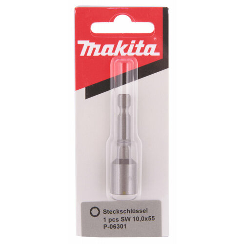 Торцевая головка Makita 10х55 P-06301 торцевая головка makita 3 4 30 52