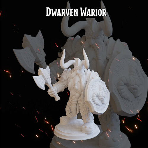 Воин Дварф мужчина 43,3мм фигурки/миниатюры (ДнД, DnD, D&D, Dungeons & Dragons, Pathfinder, Подземелья и Драконы, Wargames) воин дварф мужчина 43 3мм фигурки миниатюры днд dnd d