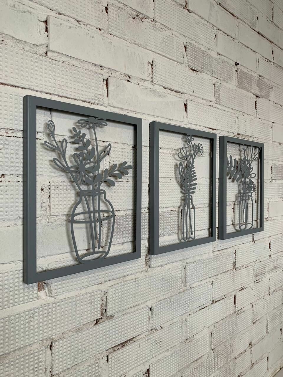 фото Панно декоративное "Флоренция" / Панно настенное из металла