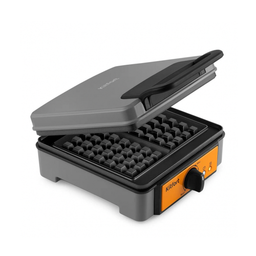 Вафельница Kitfort антипригарное покрытие регулятор температуры 1200Вт 610000₽