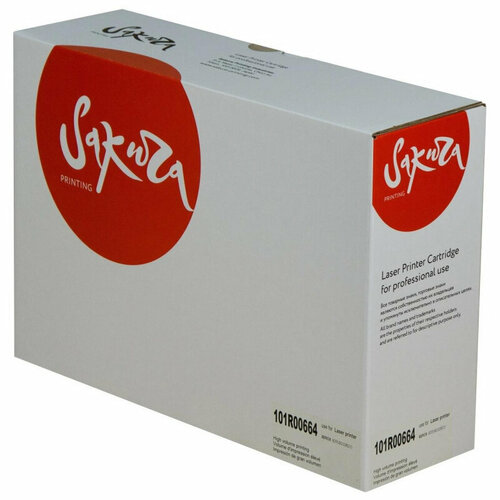 Драм-картридж Sakura 101R00664 Black для XEROX sakura фотобарабан совместимый сакура sakura sa101r00664 101r00664 черный 10k