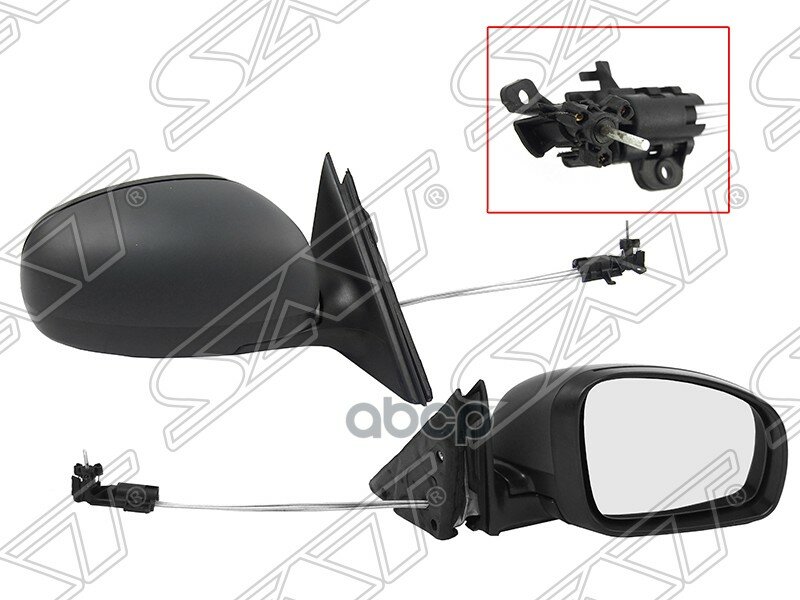 Зеркало Skoda Fabia 07-15 (Справа/ Механическое) Sat арт. STSD02940A1