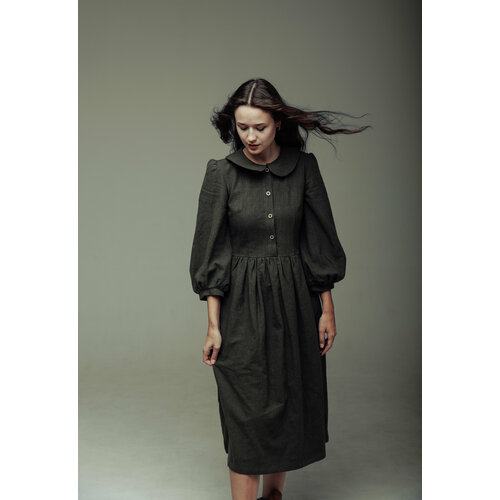 Платье Kinfolk Clothes, размер S, зеленый платье kinfolk clothes размер 44 46 белый