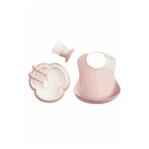 Посуда BabyBjorn Baby Dinner Set Powder 5пр Pink