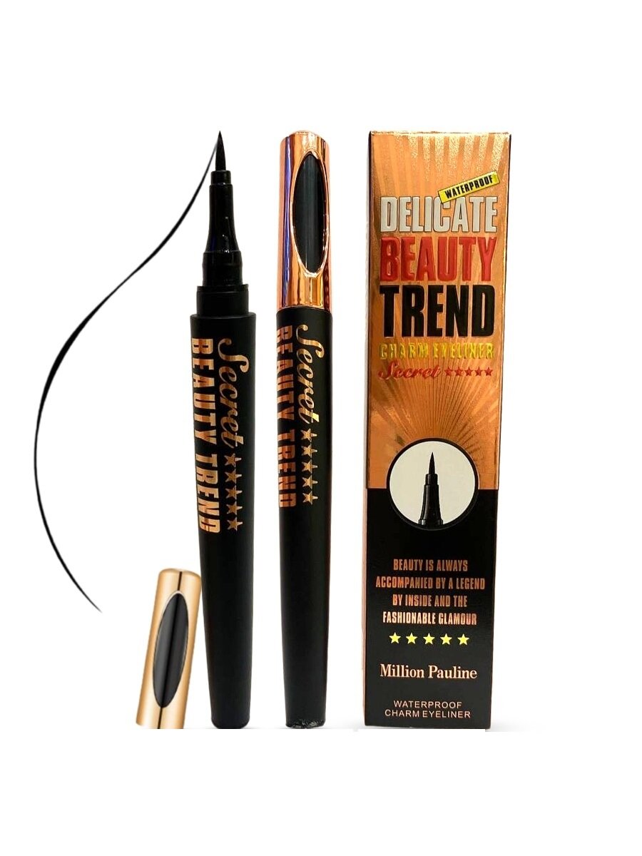 Подводка-фломастер для глаз MILLION PAULINE DELICATE BEAUTY TREND CHARM EYELINER