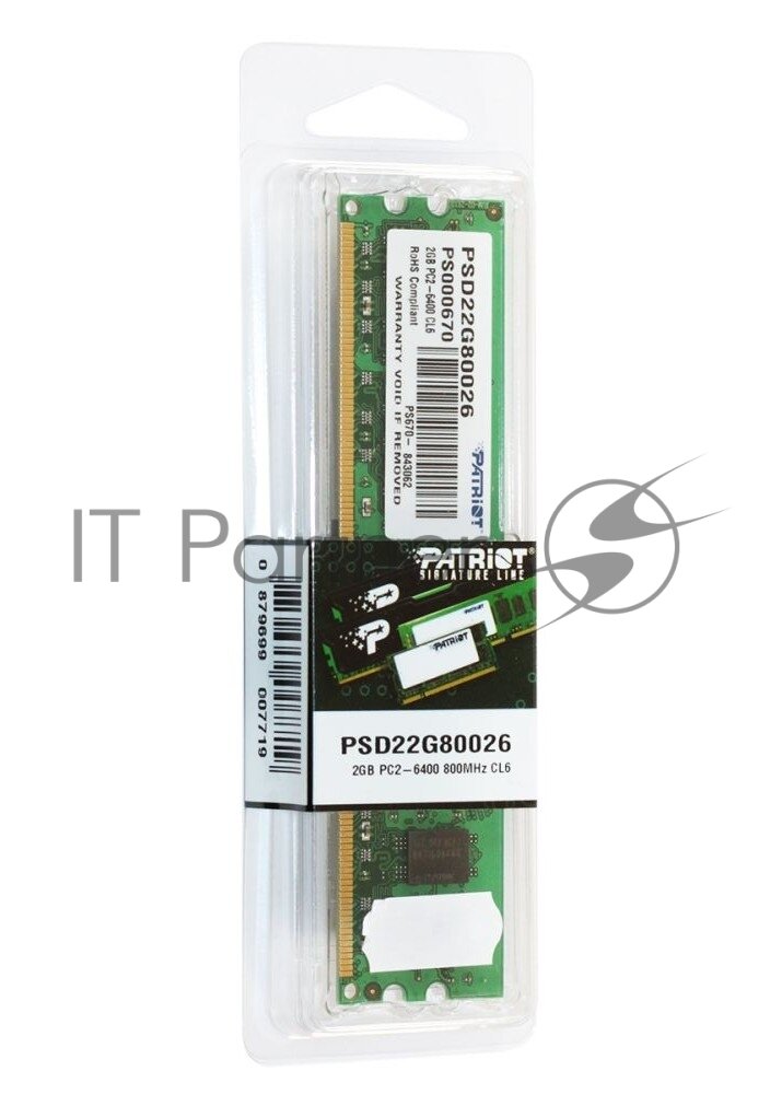 Модуль памяти PATRIOT DDR2 - 2Гб 800, DIMM, Ret - фото №17