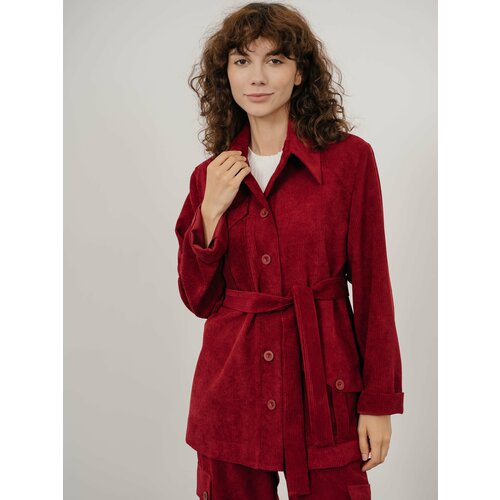 Пиджак Модный Дом Виктории Тишиной, размер L, бордовый пиджак модный дом виктории тишиной размер 46 черный