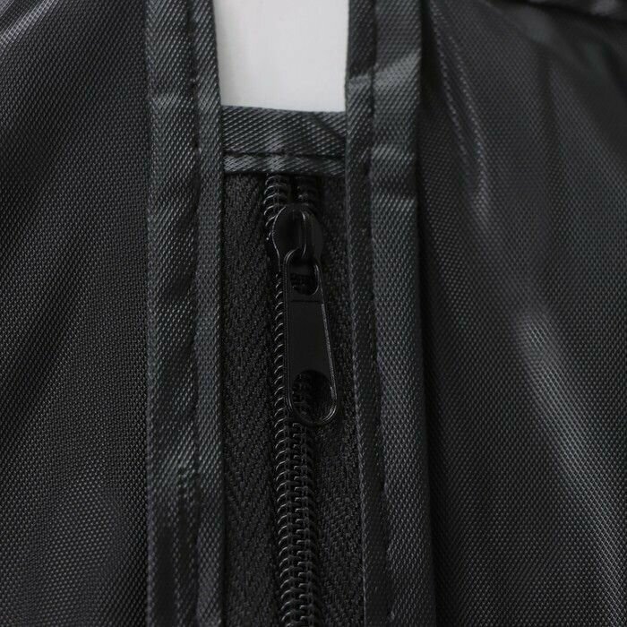Чехол для одежды плотный Доляна, 60×160 см, PEVA, цвет чёрный - фотография № 3
