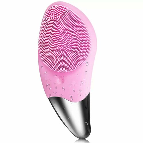 Электрическая щётка Sonic Facial Brush для чистки лица, розовый