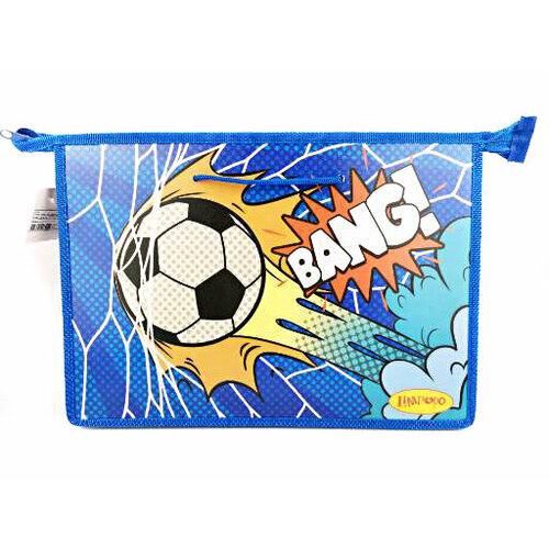 Папка детская А4 пластиковая, ручки-шнурок, 335/235/55 ТМ \