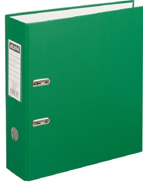 Папка-регистратор Папка регистратор с арочным механизмом, Attache Selection Экономи 90 мм, зеленый