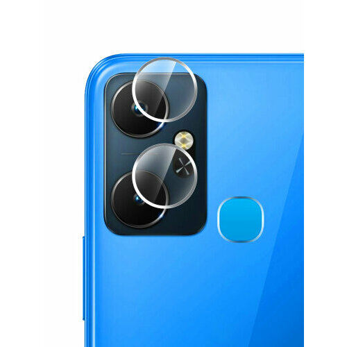 Защитное стекло Borasco для камеры Infinix Smart 6 Plus, гибридное