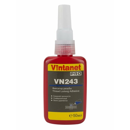 Фиксатор резьбы средней прочности VINTANET VN243 50мл 8020₽