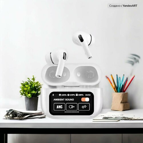 Беспроводные наушники с шумоподавлением и дисплеем