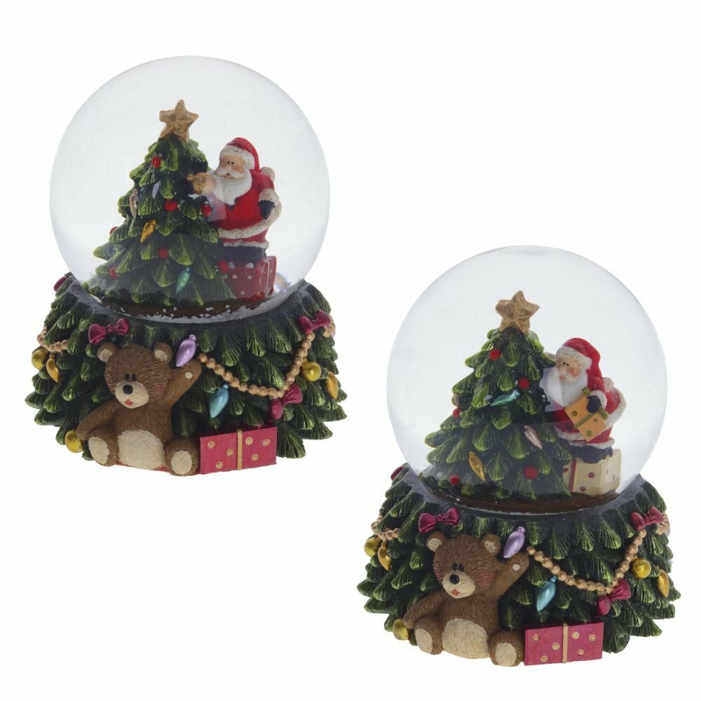 Снежный шар Дед Мороз с подсветкой D65 см L75 W8 H9 см (3хLR44 не KSM-743540