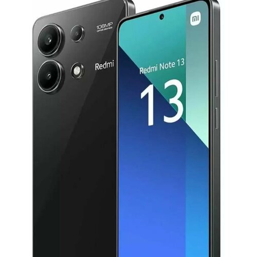 Смартфон Redmi Note 13 8256GB РСТ NFC Midnight Black 22500₽