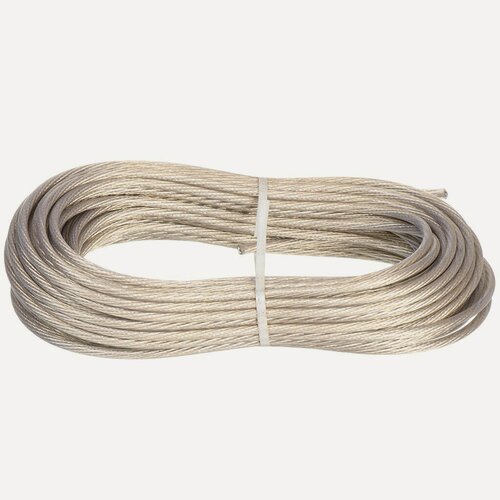 Изображение товара Трос металлополимерный 5 мм 20 м, прочный трос для грузов, Беларусь