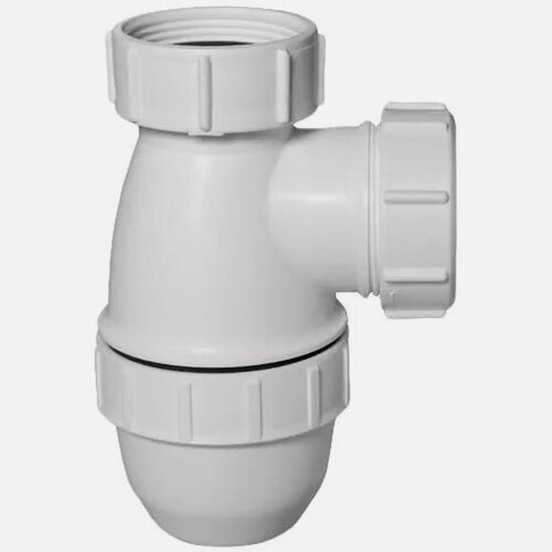 Изображение товара Сифон бутылочный Mcalpine MRSK2-NW-MINI, 1 1/2" x 40 мм без вып, не регулир. по высоте, выход 40 мм компрес.