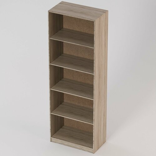 Стеллаж открытый Колизей мебель СТТ-7 дуб сонома ШхГхВ450х430х2000 5 полок 5 ниш 7900₽