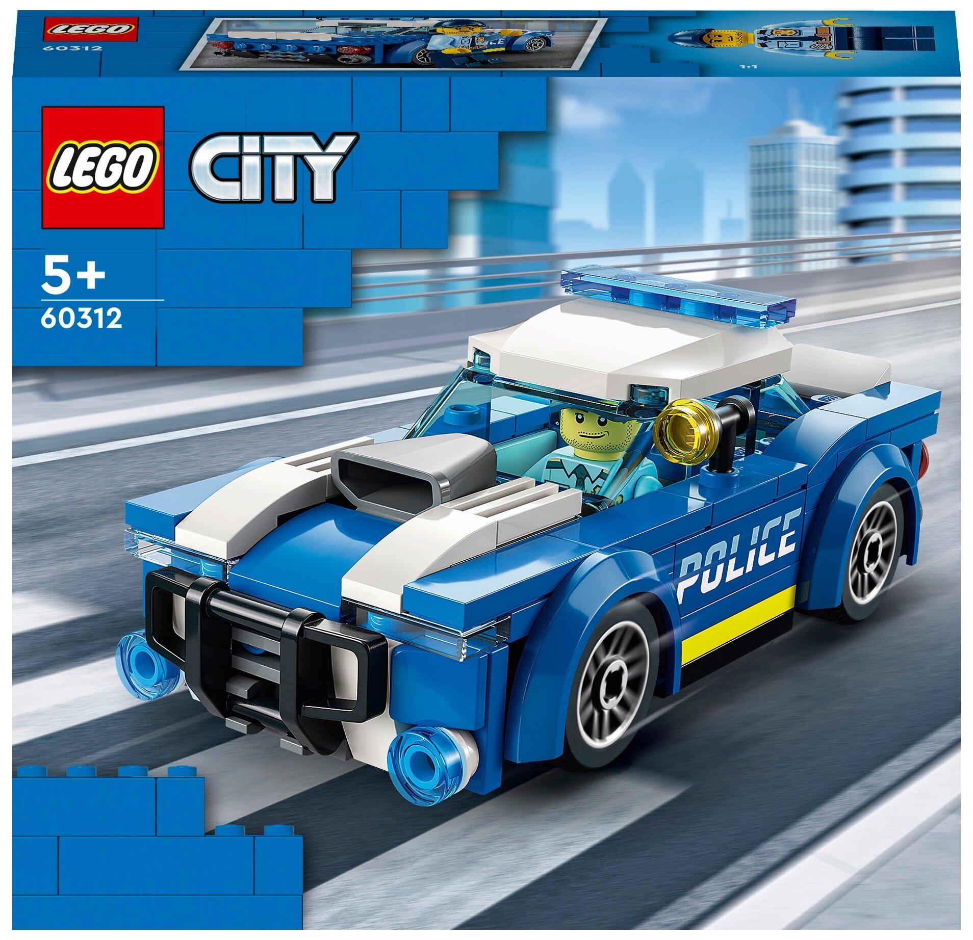 Конструктор LEGO City Police (60312) Полицейская машина, 94 дет.