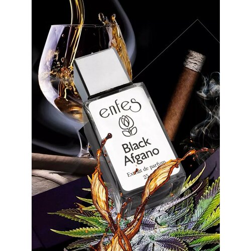 Духи Enfes 23 по мотивам Black Afgano, 25 мл, фужерный аромат, масляные духи