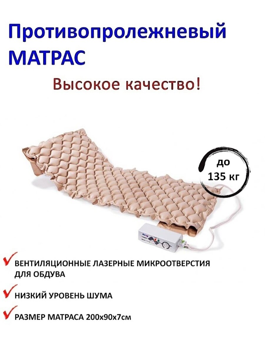 Картинки Матрас противопролежневый с обдувом Serio, противопролежневая система