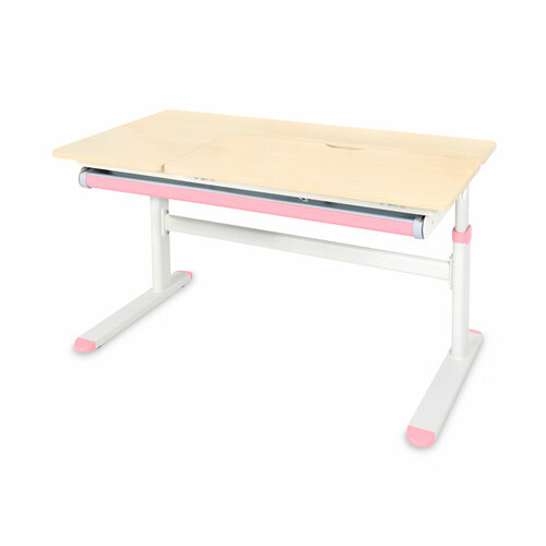Детская растущая парта ErgoKids Bravo клен - розовый 20805₽