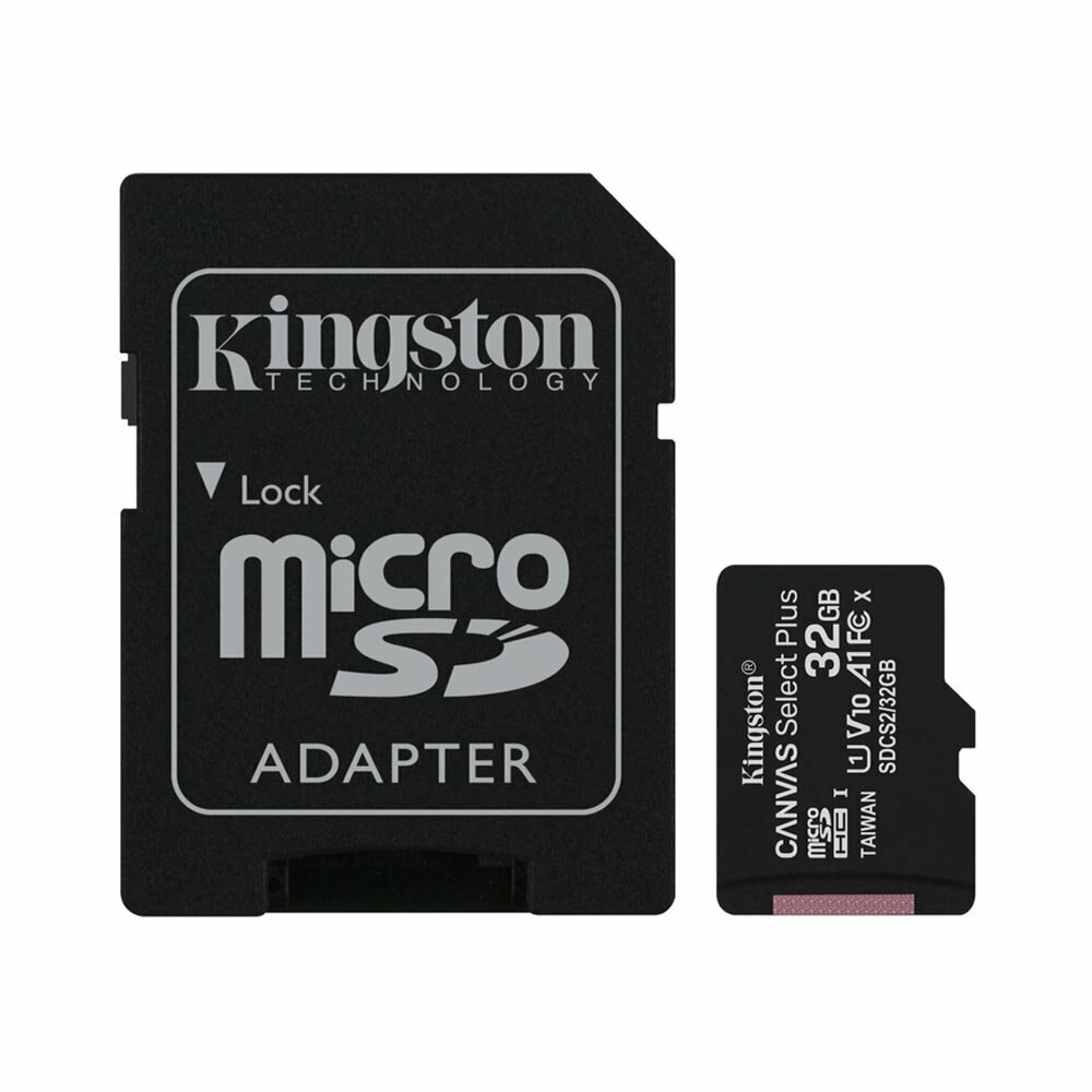 Карта памяти Kingston Kingston Canvas Select Plus MicroSDHC 32Gb (SDCS2/32GB) — фото 1