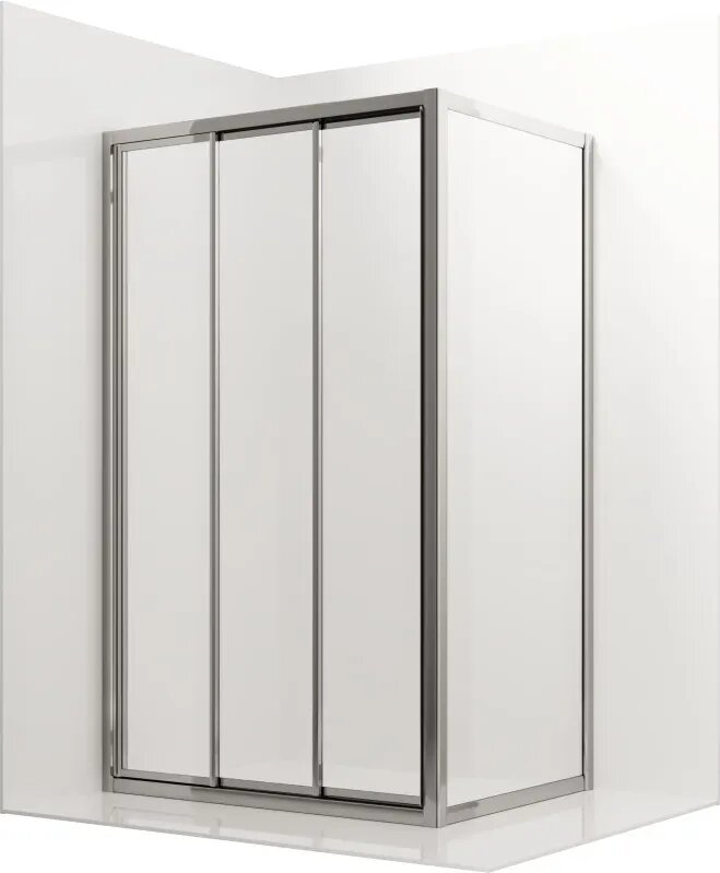 Душевой уголок Ambassador Forsa 130x195x70 17021104NX-70NX профиль хром стекло прозрачное
