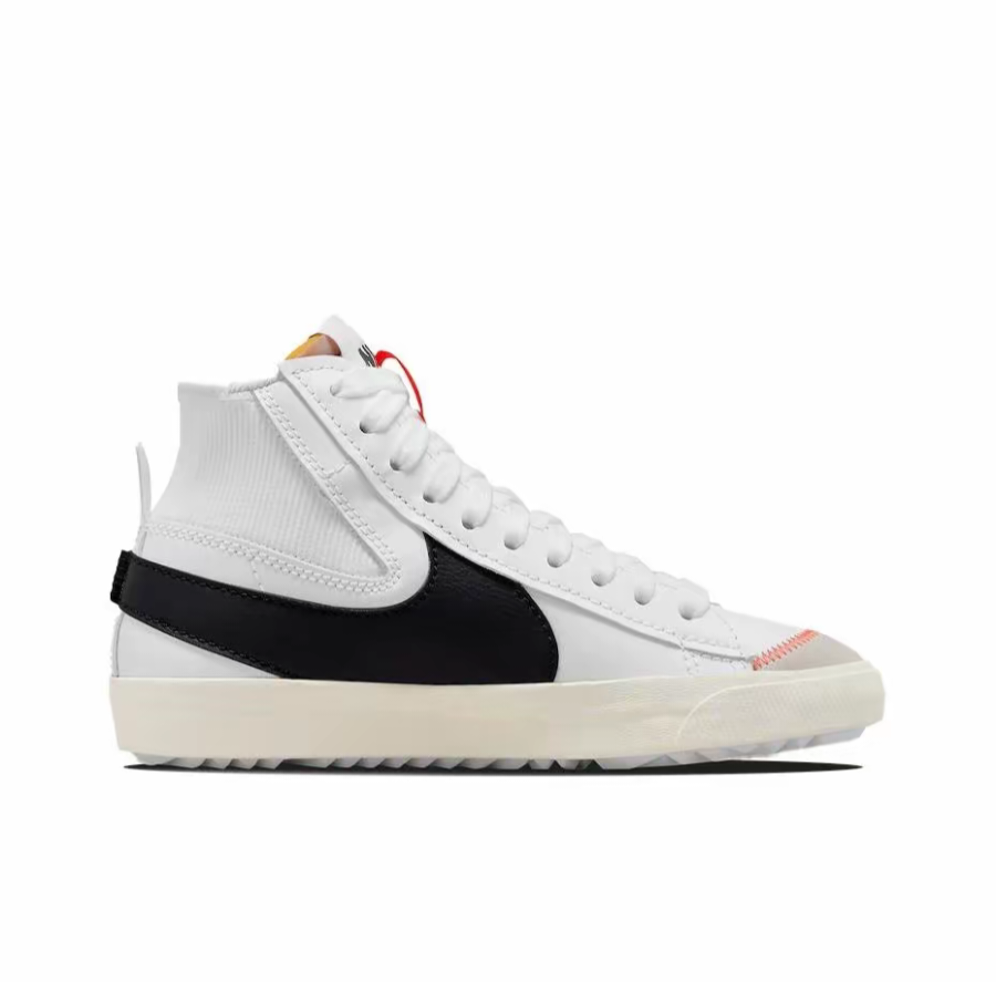 Кеды NIKE Blazer Mid 77 Jumbo, размер 42.5 EU / 41.5 RU, длина 27 см, белый — фото 1