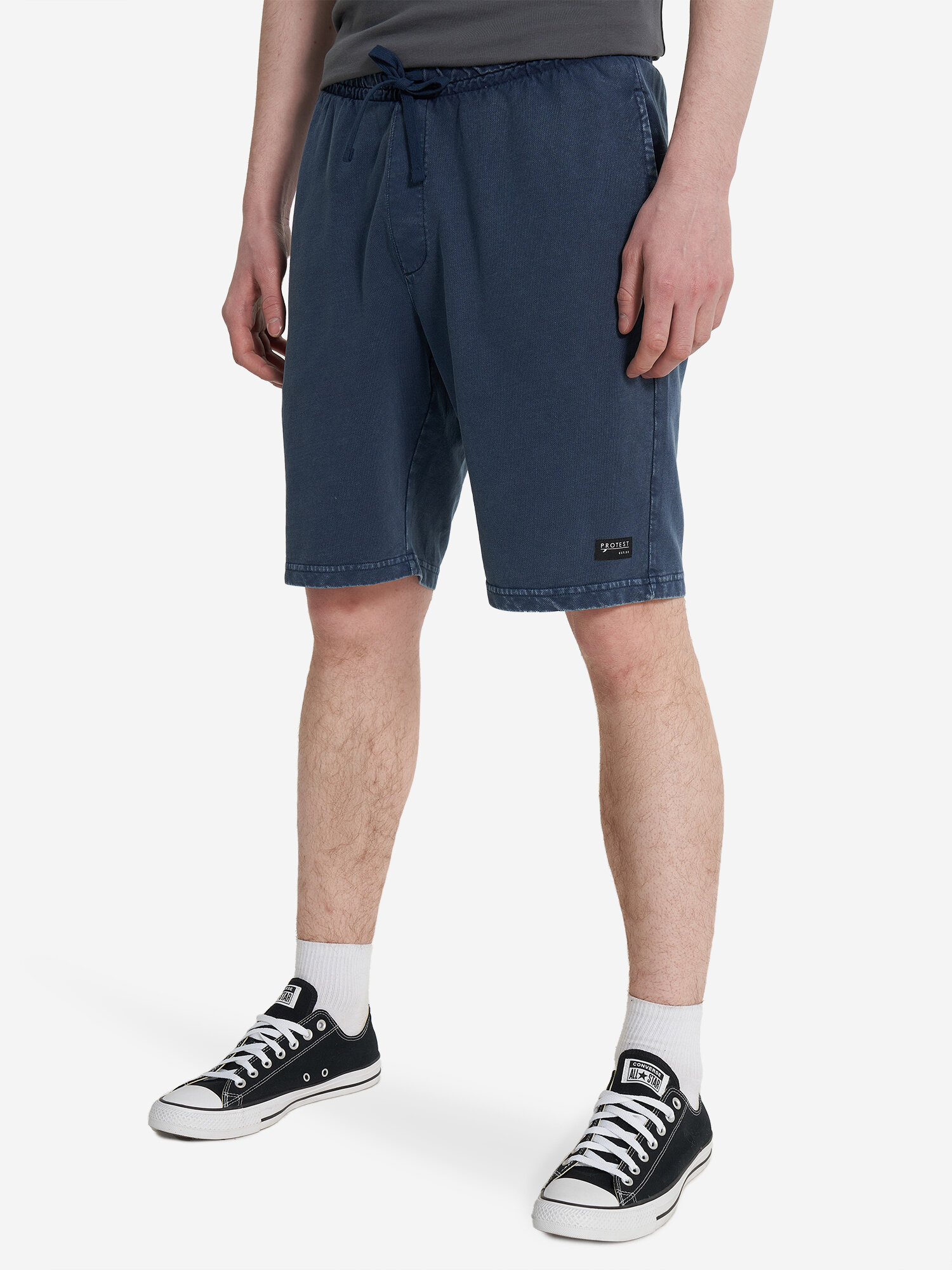 Шорты PROTEST Protest SS25 Male Garment dye shorts, размер 48, темно-синий — фото 1